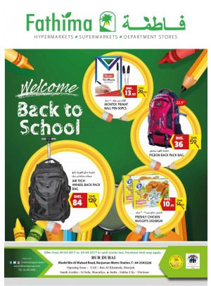Back to School - Bur Dubai Branch