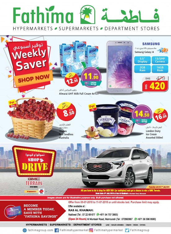 Weekly Saver - Ras Al Khaimah Branches