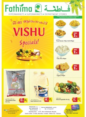 Vishu Special Offers - Sharjah and Ras Al Khaimah