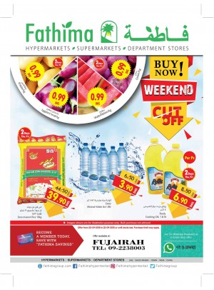 Weekend Cut Off Offers - Fujairah