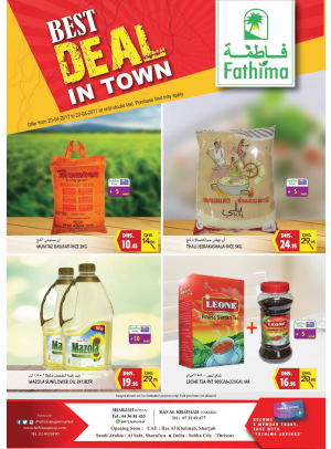 Best Deal In Town - Sharjah and Ras Al Khaimah