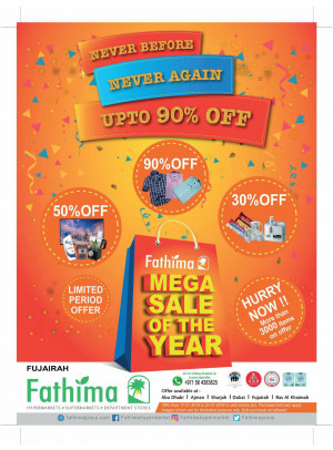 Mega Sale of The Year - Fujairah