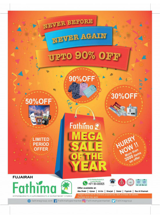 Mega Sale of The Year - Fujairah
