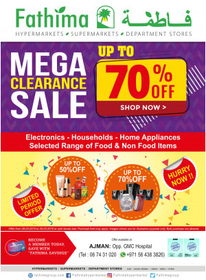 Mega Clearance Sale - Ajman