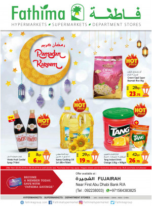 Ramadan Kareem Offers - Fujairah