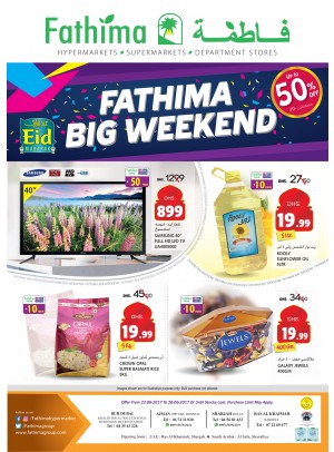  Big Weekend - Bur Dubai, Ajman, Sharjah & Rak Branches