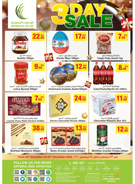 3 Day Sale