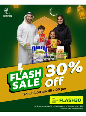 Get 30% OFF Your Order Using FLASH30