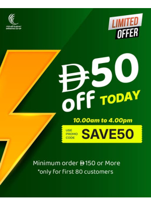AED 50 For First 80 Customers Only