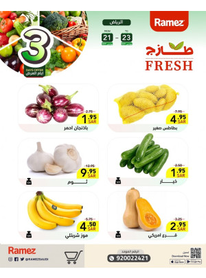 3 Fresh Days Offers - Riyadh