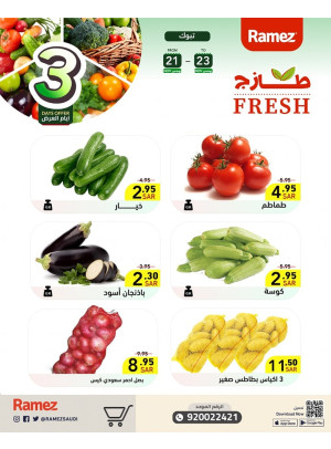 3 Fresh Days Offers - Tabuk