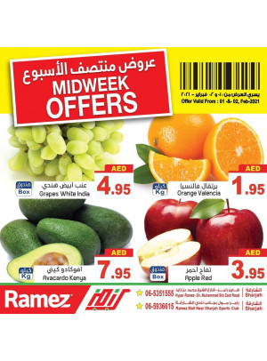 Midweek Offers - Sharjah