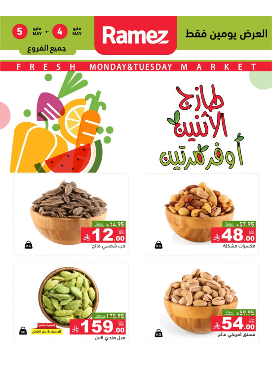 Monday Fresh Deals on Nuts