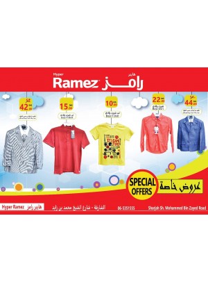 Special Offers on Garments - Ramez Hypermarket, Sharjah