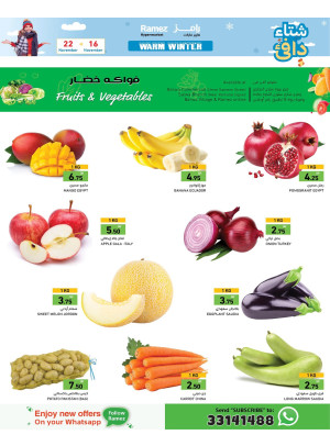 Fresh Fruits & Vegetables Offer