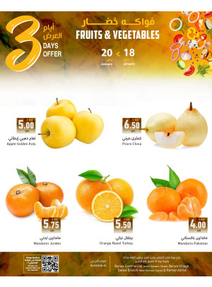 Fresh Fruits & Vegetables Offer - Barwa & Salwa