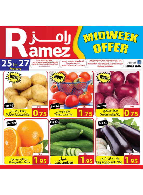 Fresh Midweek Offers - Ajman & Sharjah