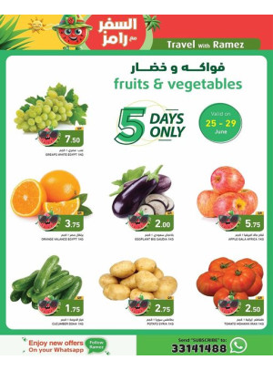 Fresh Fruits & Vegetables Offer