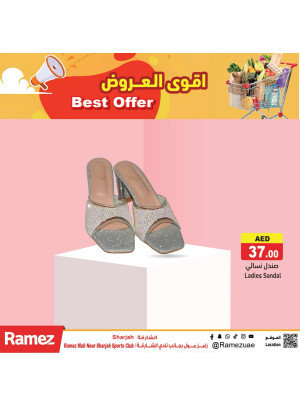 Best Offers On ladies Sandal - Sharjah
