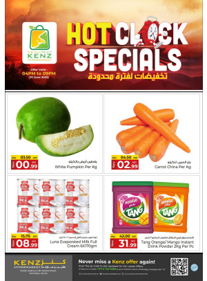 Hot Clock Specials