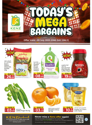Today Mega Bargains