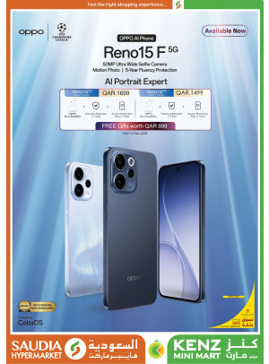 Available Now - OPPO Reno15 5G Smart Phones