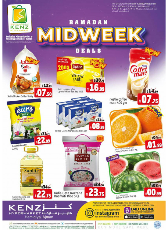 Midweek Deals