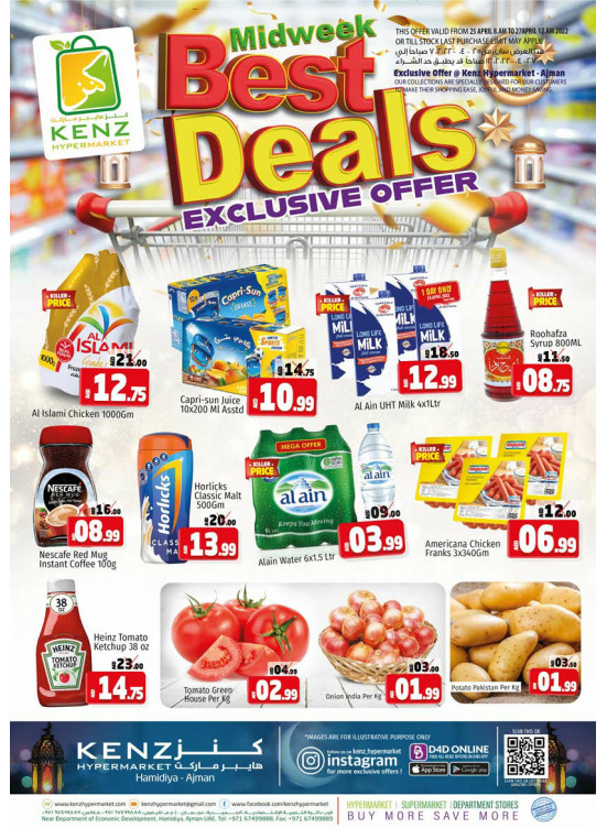 Midweek Best Deals