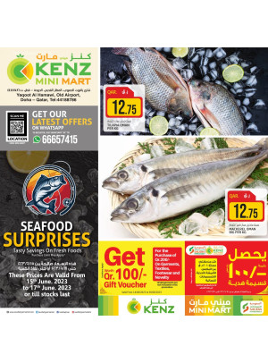 Seafood Surprises - KENZ MINI MART, Yaqoot Al Hamawi