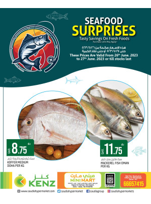 Seafood Surprises - KENZ MINI MART, Yaqoot Al Hamawi