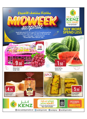 Midweek Offers - KENZ MINI MART, Yaqoot Al Hamawi