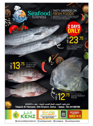 Seafood Surprises - KENZ MINI MART, Yaqoot Al Hamawi