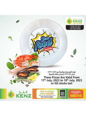 Seafood Surprises - KENZ MINI MART, Yaqoot Al Hamawi