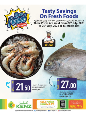 Seafood Surprises - KENZ MINI MART, Yaqoot Al Hamawi