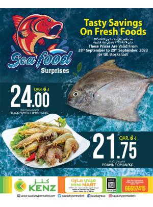 Seafood Surprises - KENZ MINI MART, Yaqoot Al Hamawi