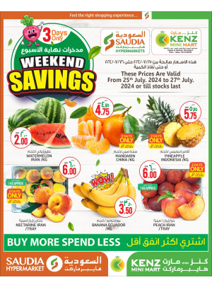 Weekend Savings