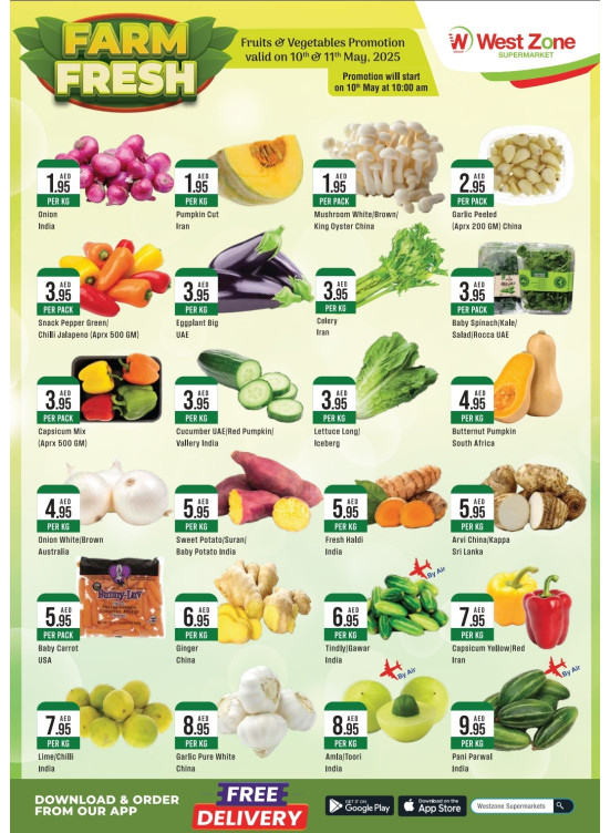 Fresh Fruits & Vegetables