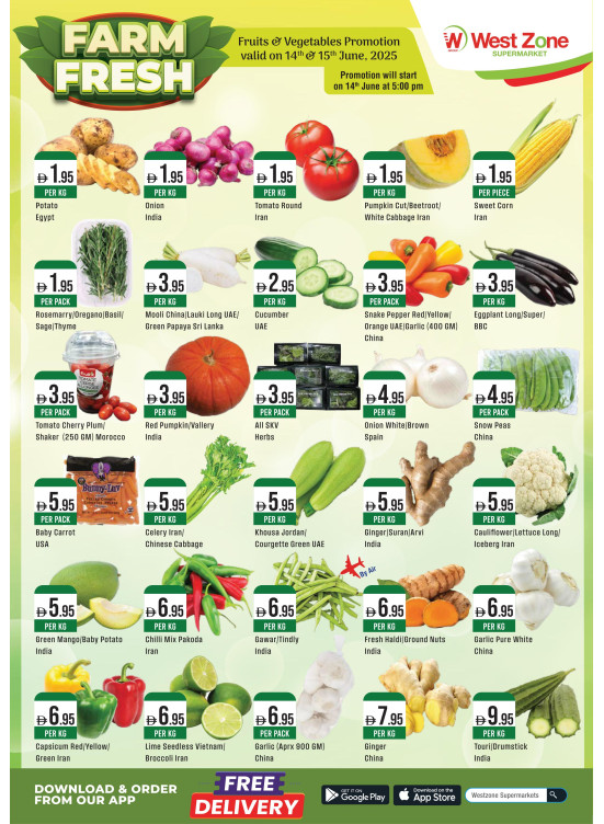 Fresh Fruits & Vegetables Deals