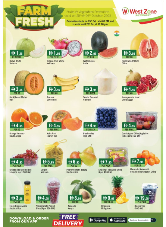 Fresh Fruits & Vegetables Deals