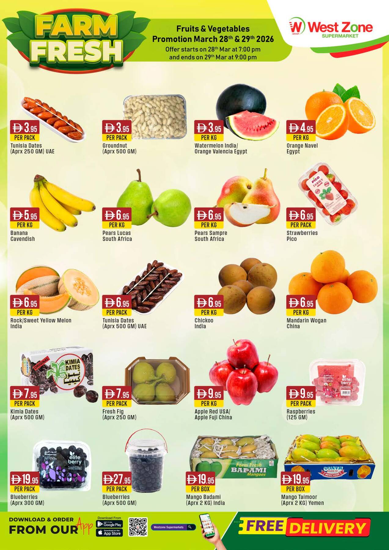 Latest West Zone Supermarket offers in UAE