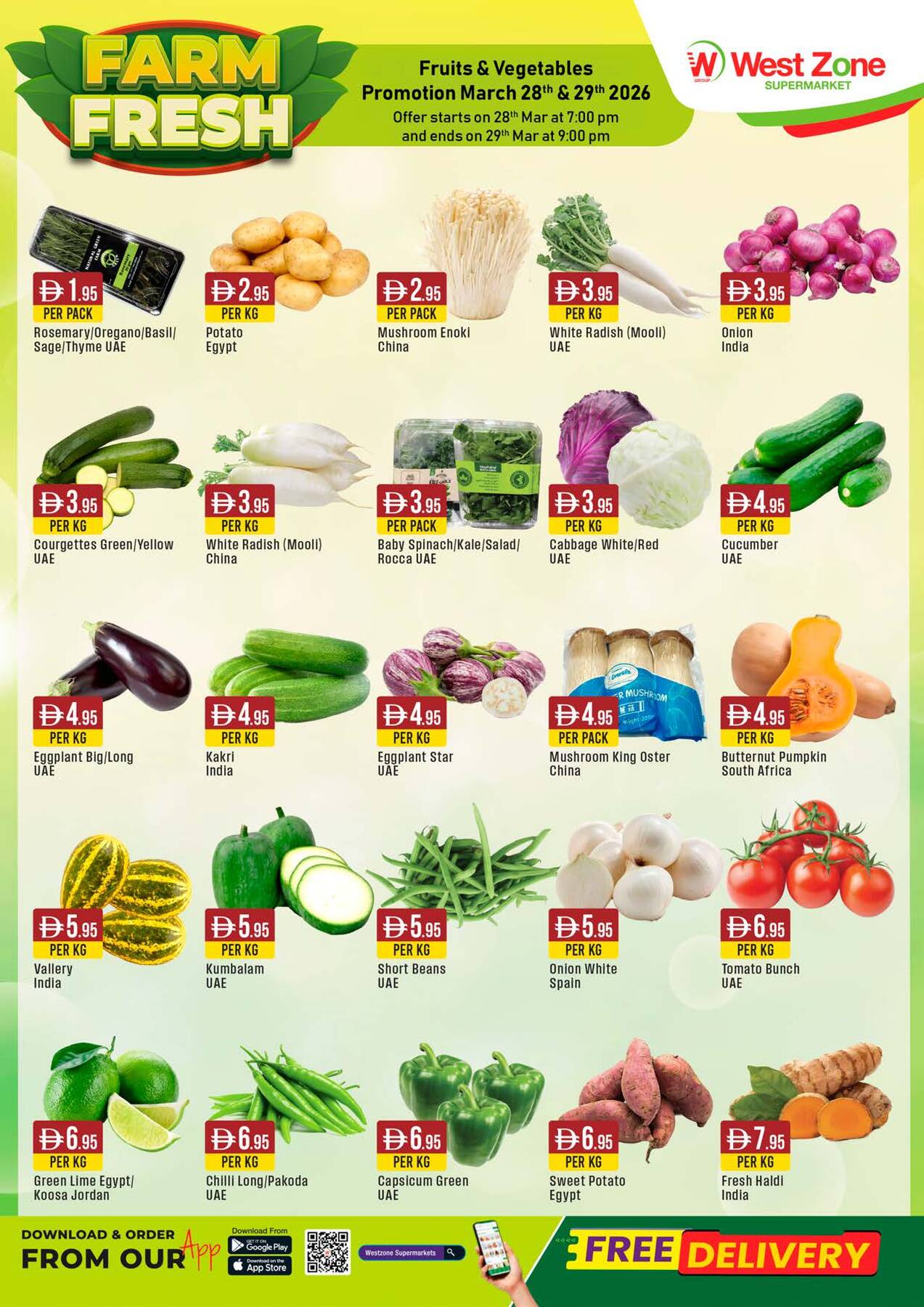 Latest West Zone Supermarket offers in UAE