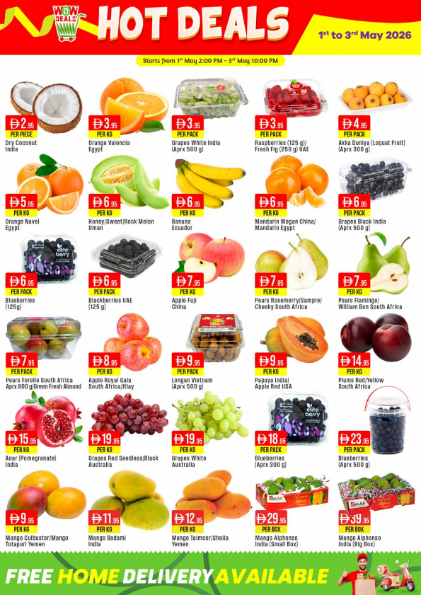 West Zone Hot Offers UAE – Fruits and Mangoes