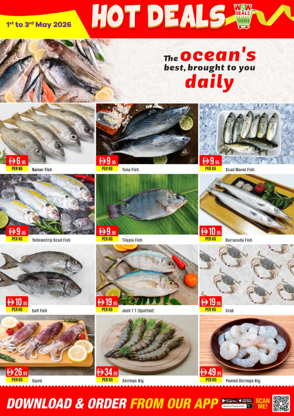West Zone Hot Offers UAE – Fresh Seafood