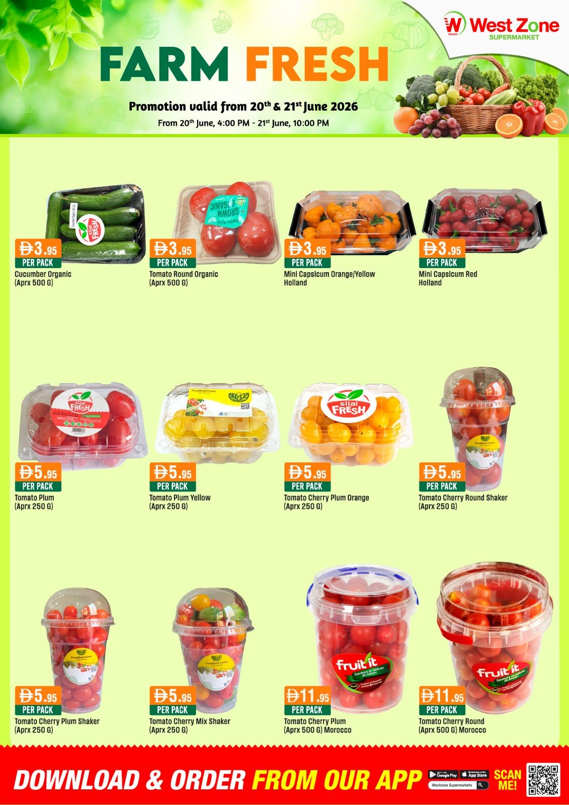 West Zone Farm Fresh Deals UAE - Organic and Specialty Tomatoes