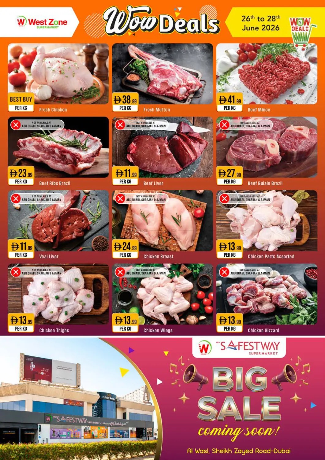 Latest meat offers from West Zone in UAE