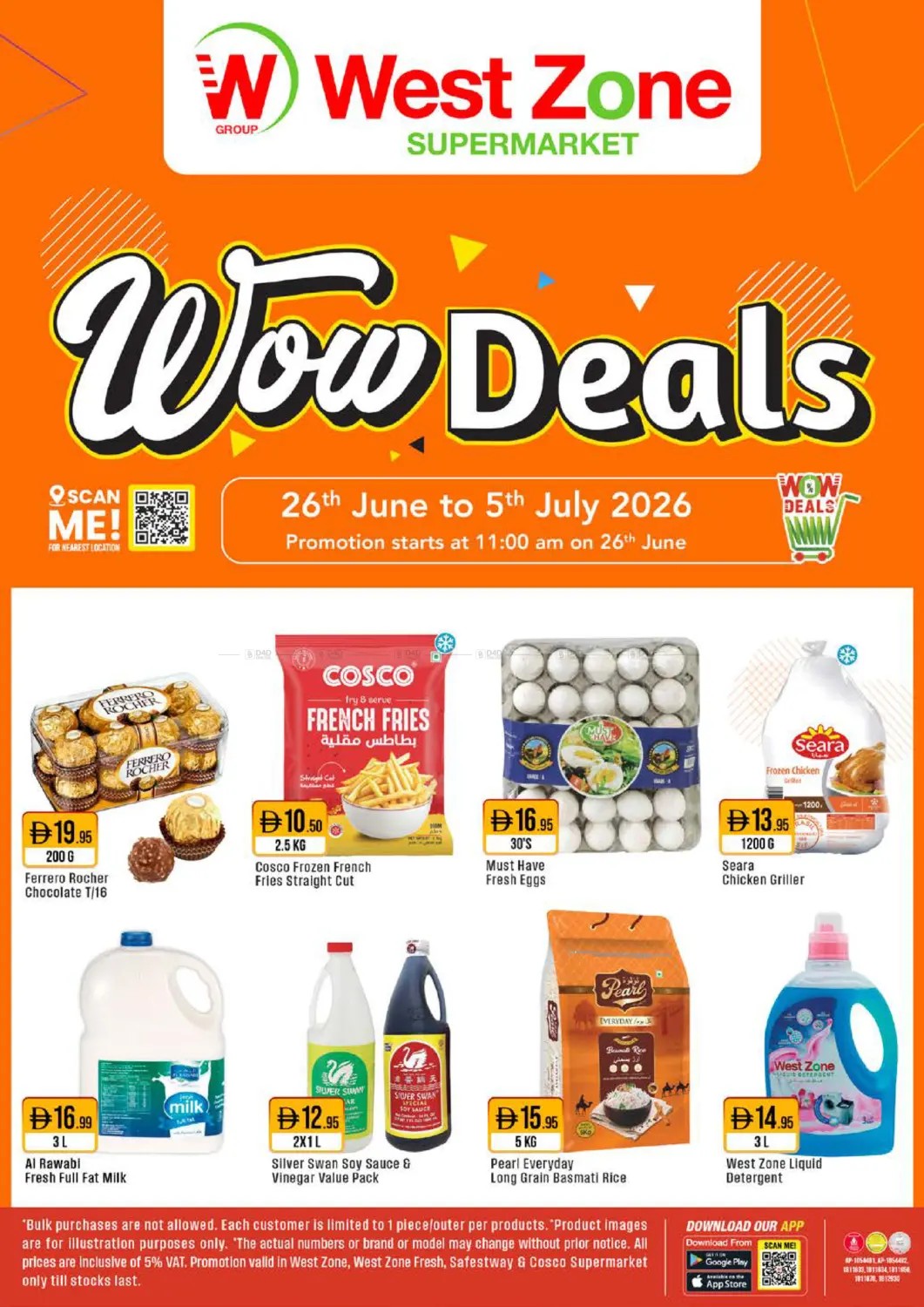 Latest offers from West Zone in UAE
