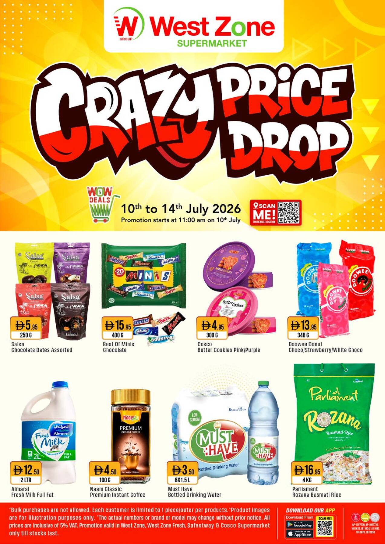 West Zone Crazy Price Drop catalog cover UAE