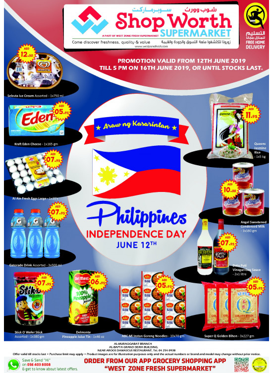 Philippines Independence Day Offers - Al Muraqqabat Branch