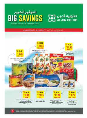 Big Savings