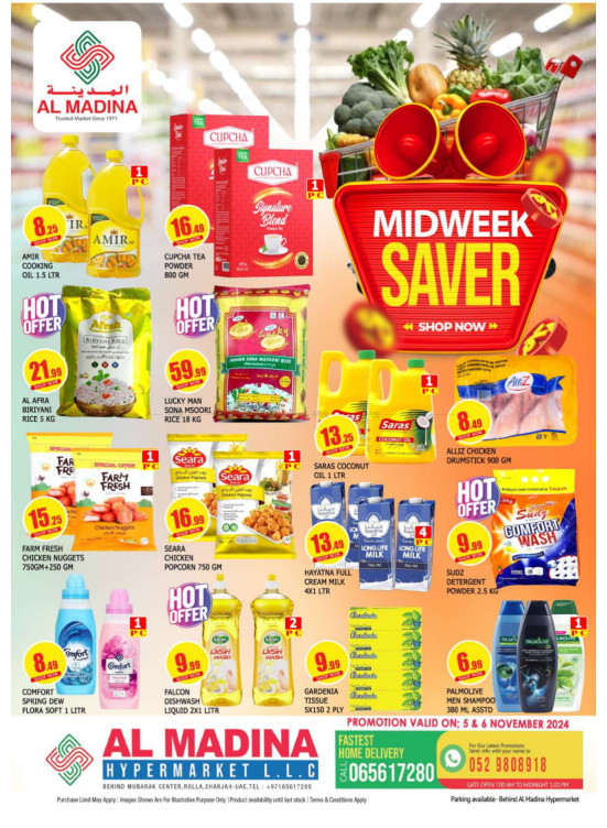 Midweek Saver - Rolla, Sharjah Branch